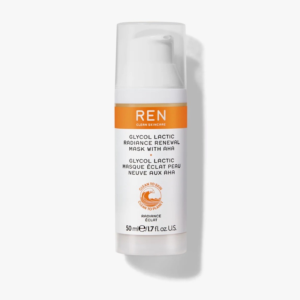 REN Clean Skincare GLYCOL LACTIC RADIANCE RENEWAL MASK *NIB*